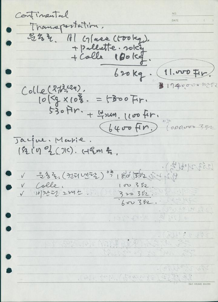 [광주 비엔날레 관련 드로잉]