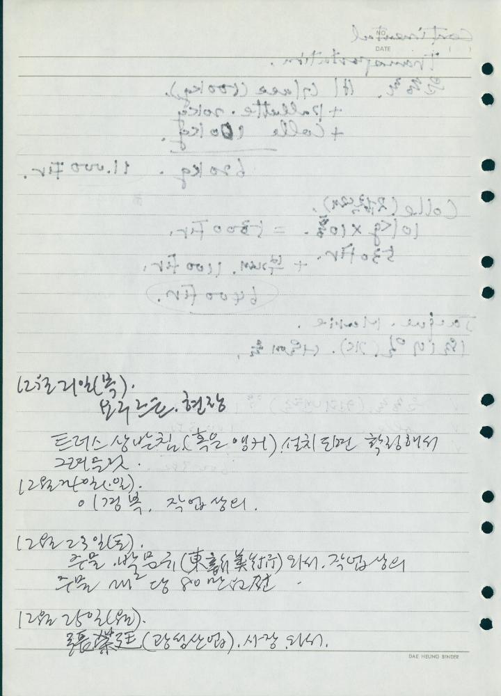 [광주 비엔날레 관련 드로잉]