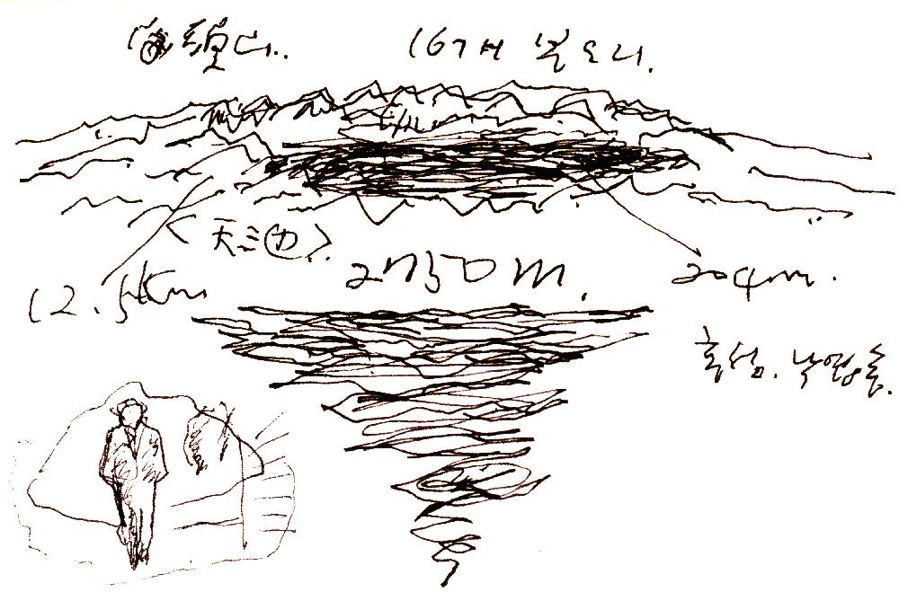 백두산 고구려 기행 드로잉 5