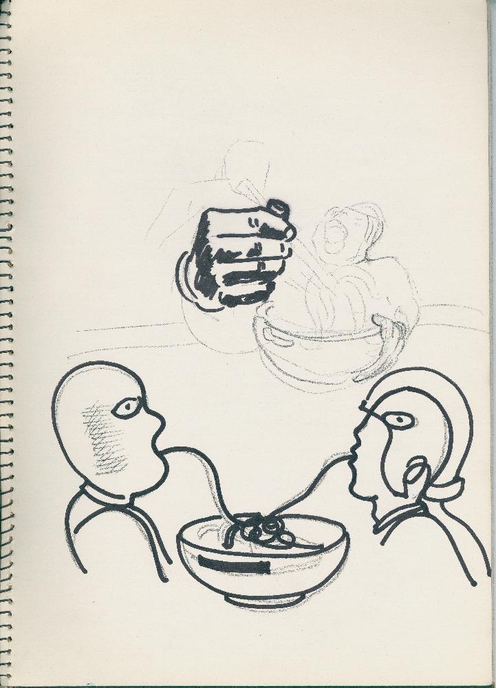 1980년 8월 김정헌의 현실과 발언 시기 드로잉북