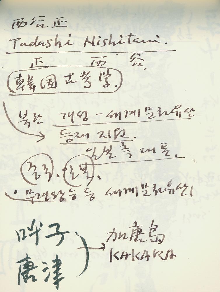 김정헌 작가노트_남도답사, 일본여행 관련 드로잉 및 메모