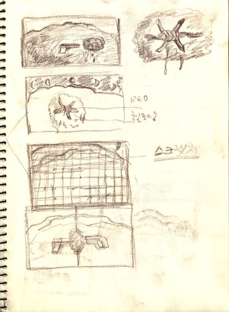 1990년대 김정헌의 작가노트_ [작업구상 에스키스] 5