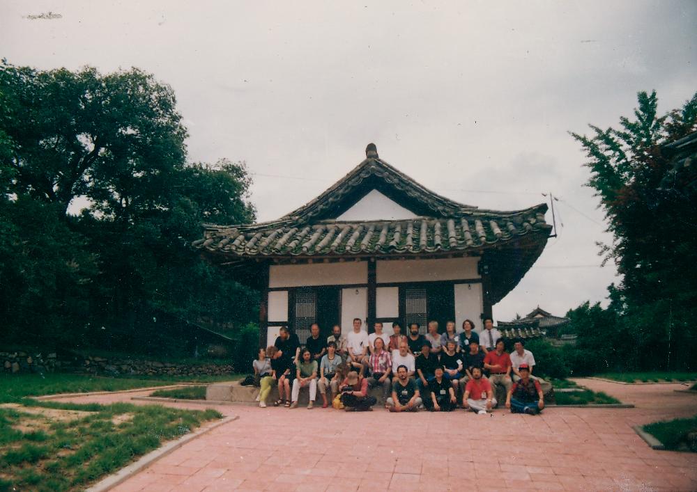 1991년 《금강에서의 국제자연미술전》 국외 참여 작가 문화 답사 현장 사진