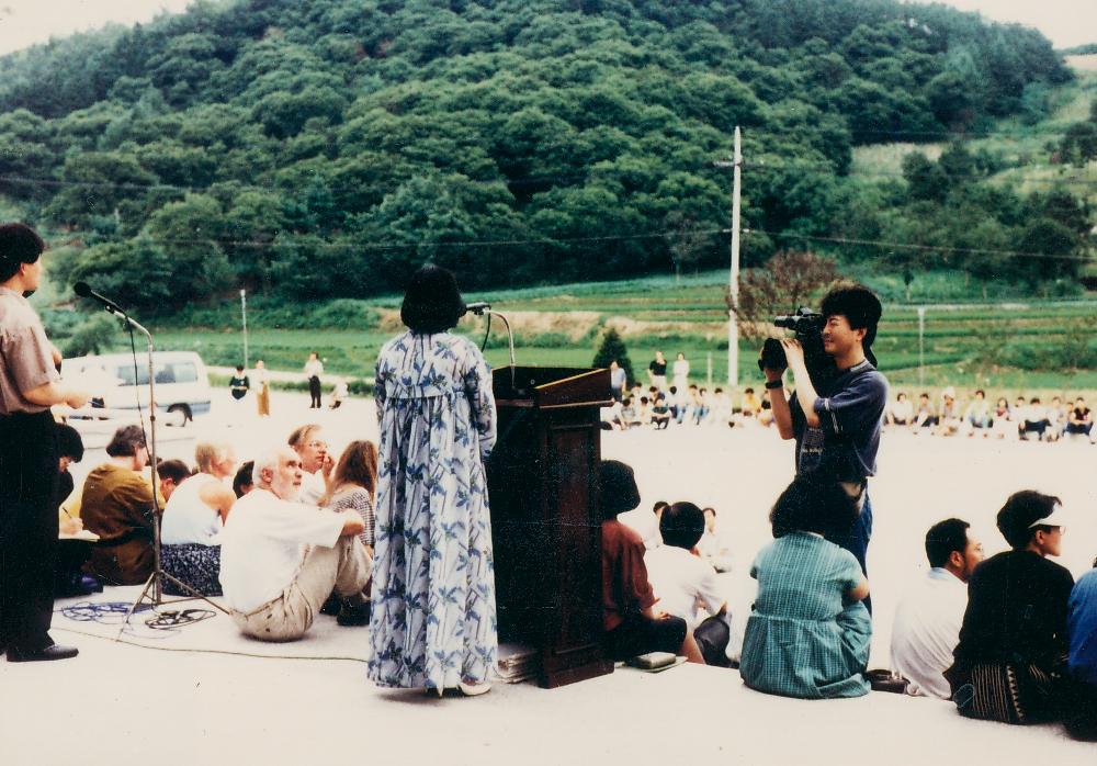 1991년 《금강에서의 국제자연미술전》 개막식 촬영 사진 7