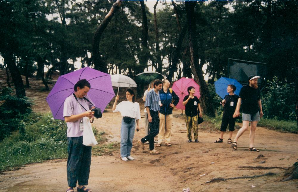 1991년 《금강에서의 국제자연미술전》 야외 설치작품 촬영 사진 2