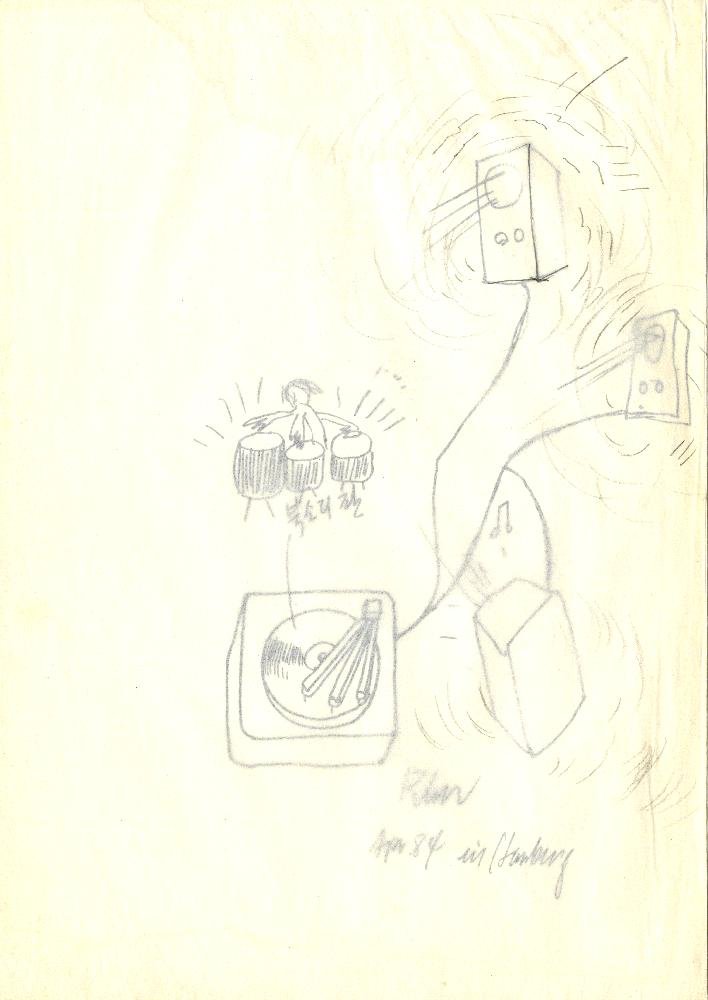 1988년 임동식 개인전(음향설치 소묘) 작품전 자료집 4