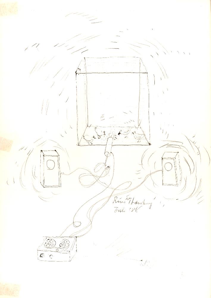 1987년 〈전깃줄 드로잉〉 자료집