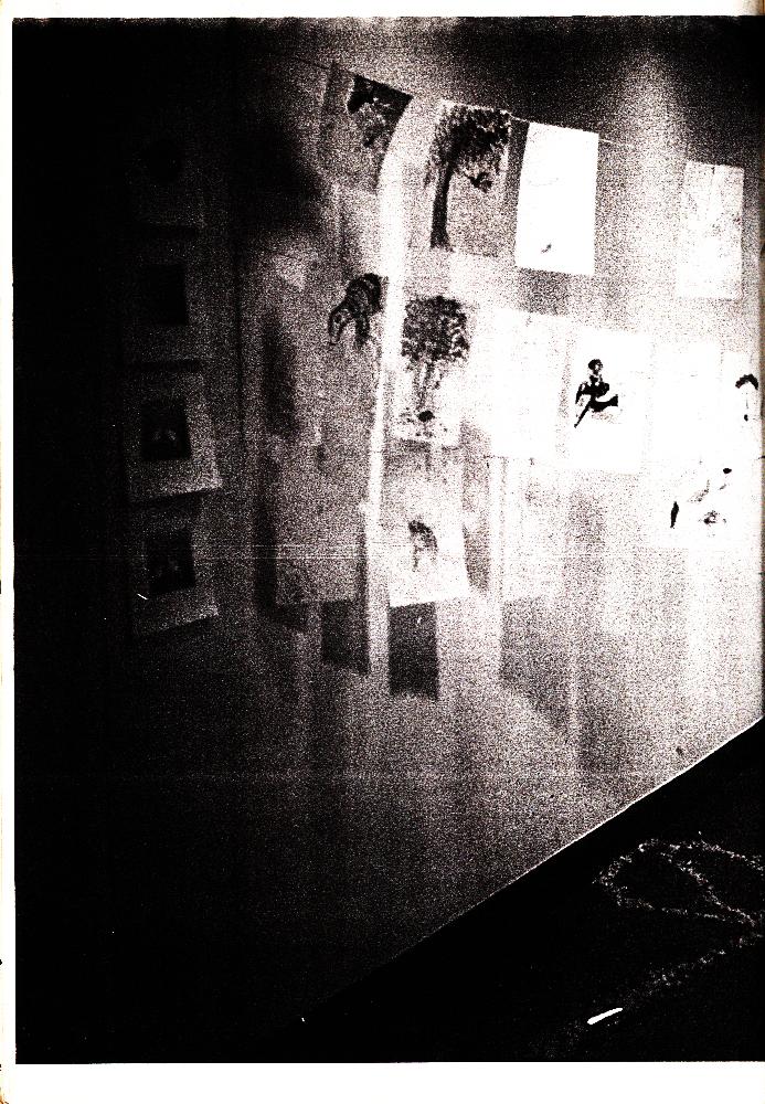 1984년 〈음향드로잉〉 사진 및 드로잉 복사본
