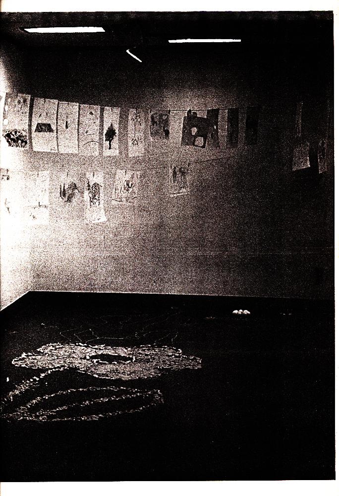 1984년 〈음향드로잉〉 사진 및 드로잉 복사본