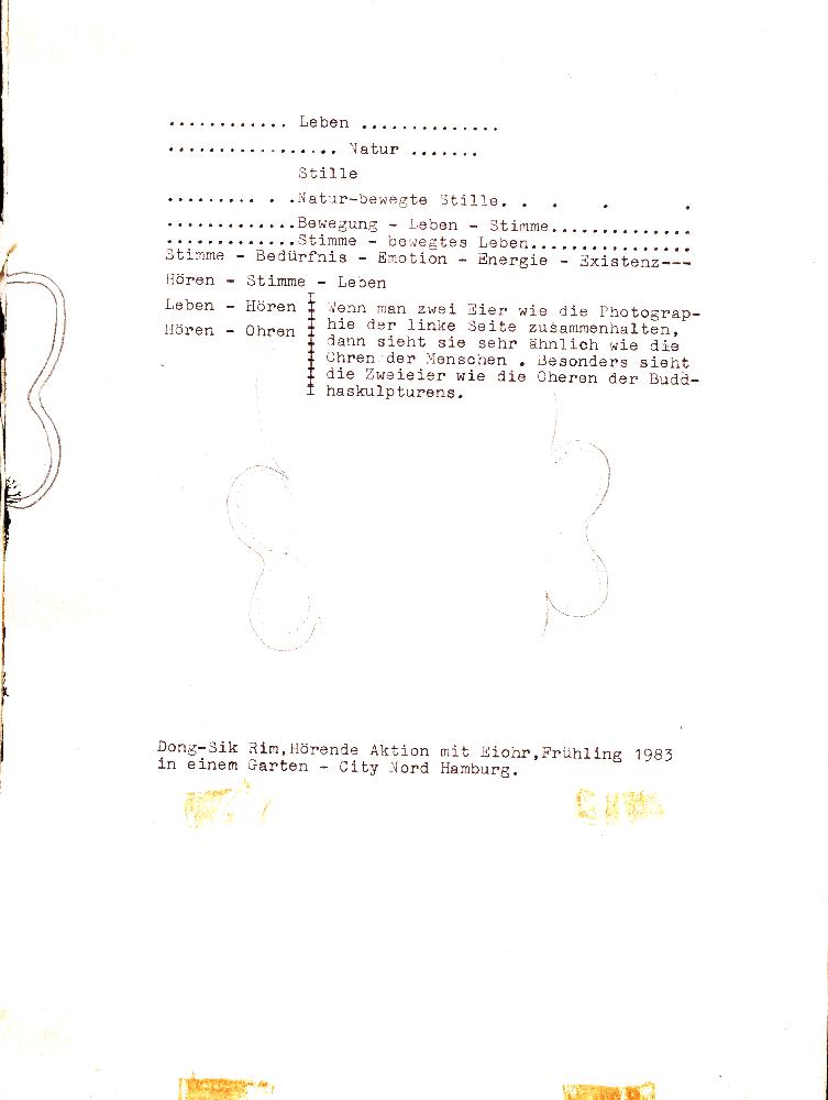 1987년 〈부처님의 귀〉자료집