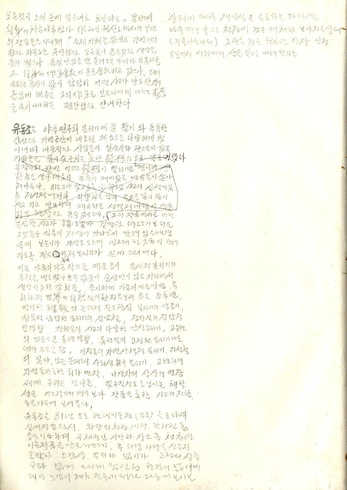 1988년 제29회 야투 자료집 초안