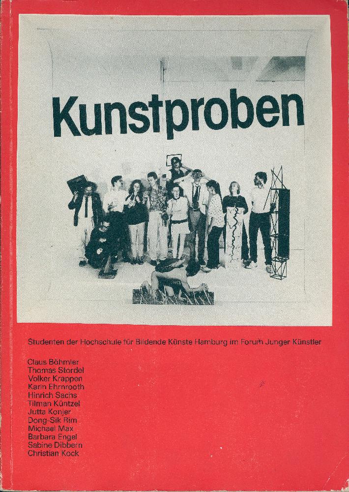 1987년 《Kunstproben》 도록 1