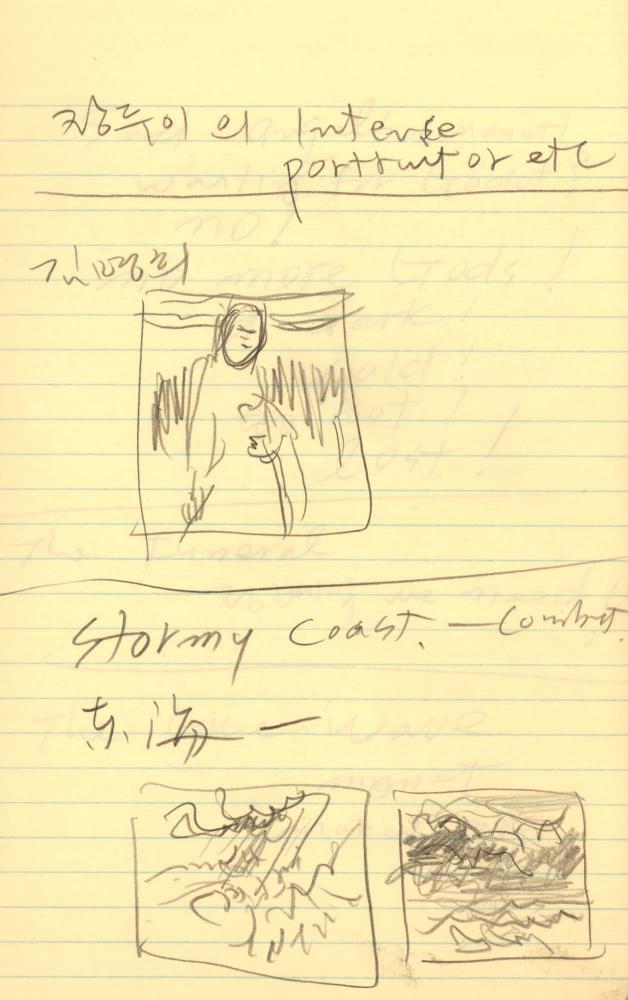 1986년부터 1987년까지 김차섭 구상노트