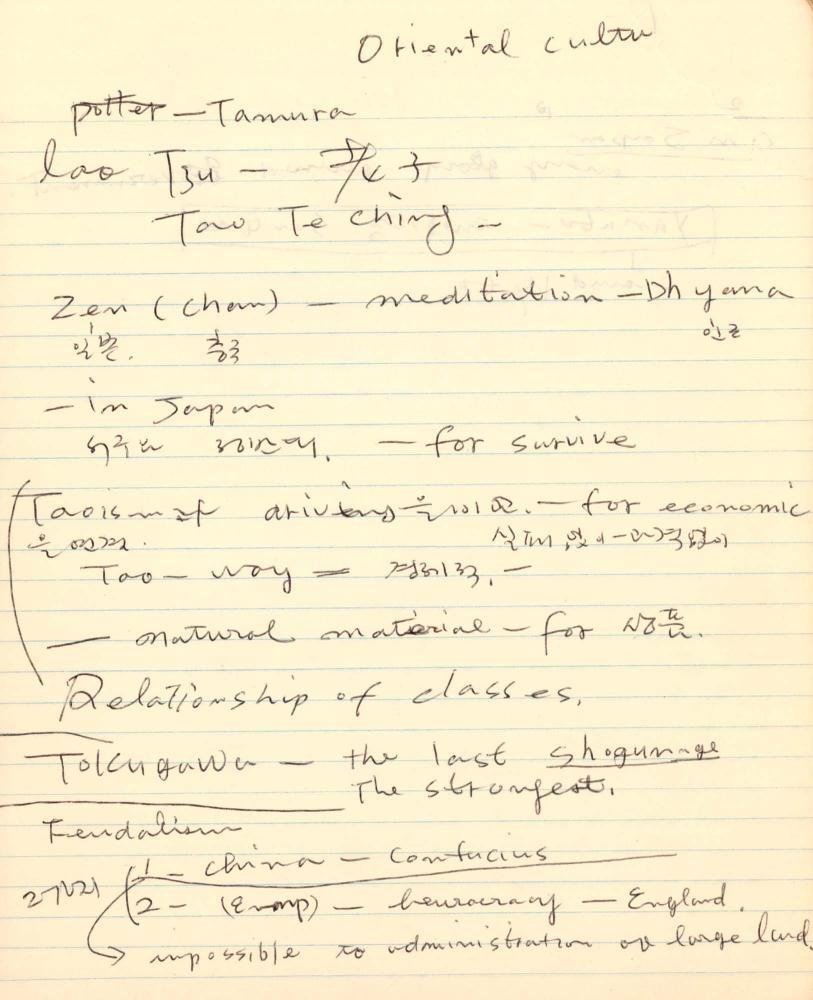 1977년 김차섭 구상노트 1