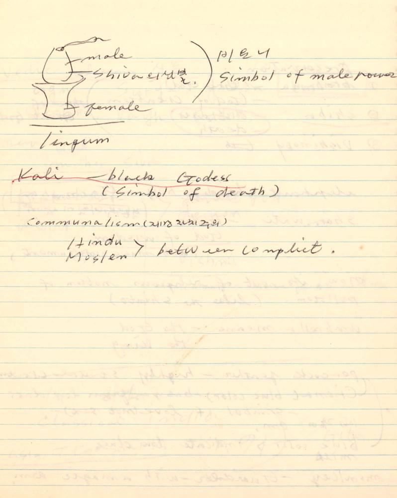1977년 김차섭 구상노트 1