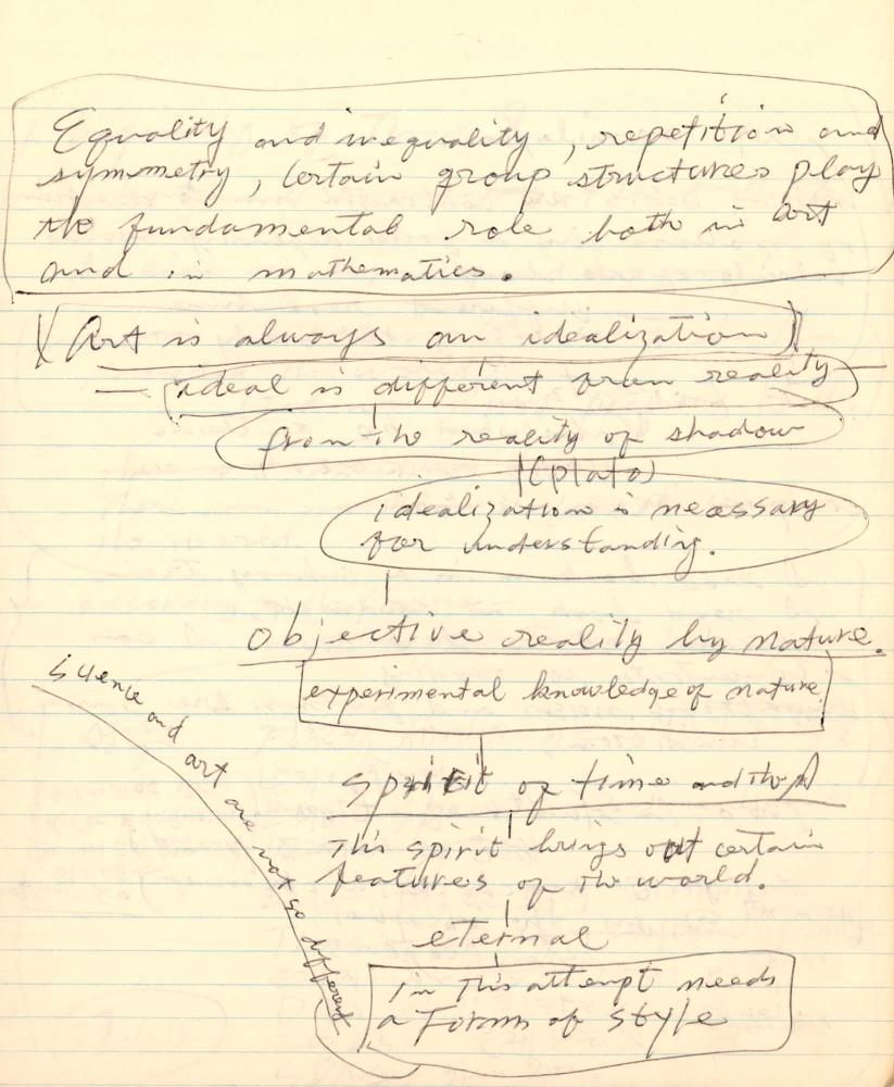 1977년 김차섭 구상노트 1