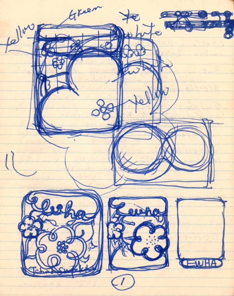 1977년 김차섭 구상노트 1