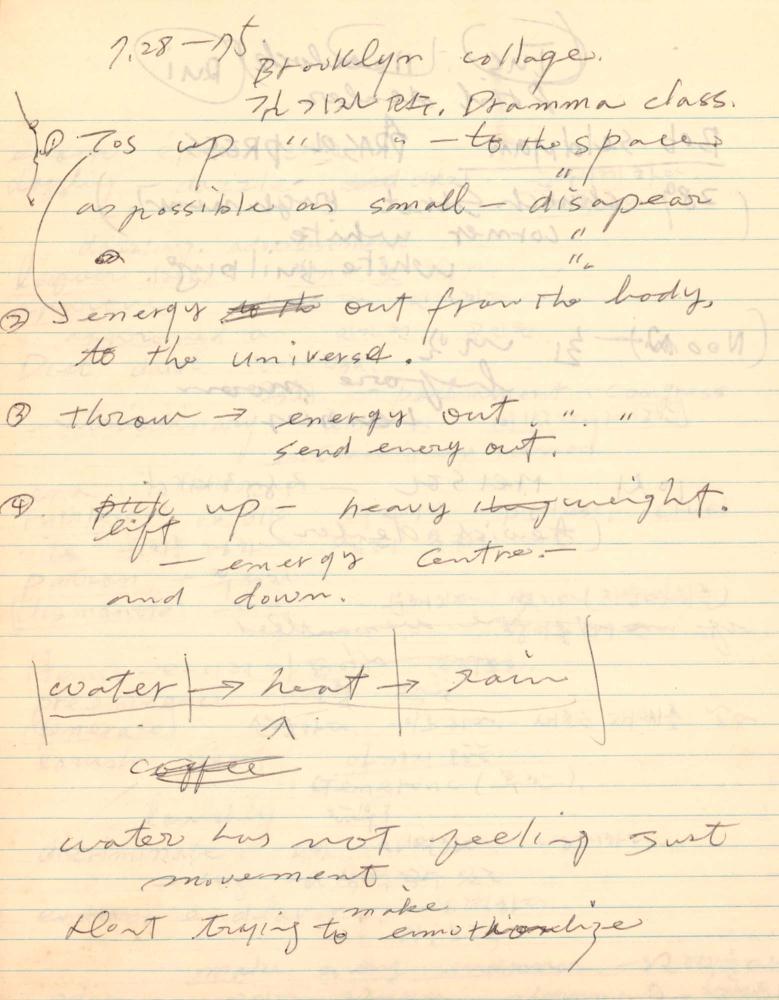 1977년 김차섭 구상노트 1