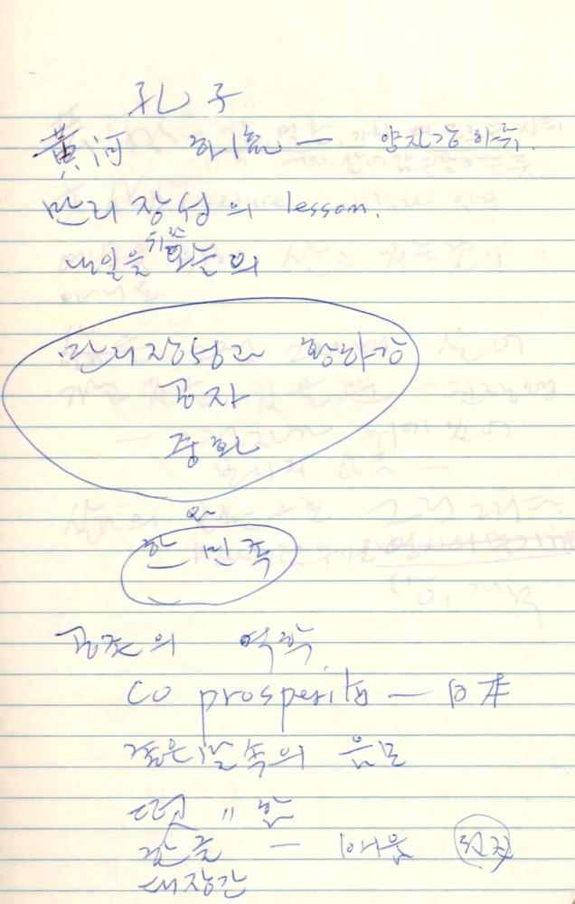 1987년 김차섭 구상노트 1