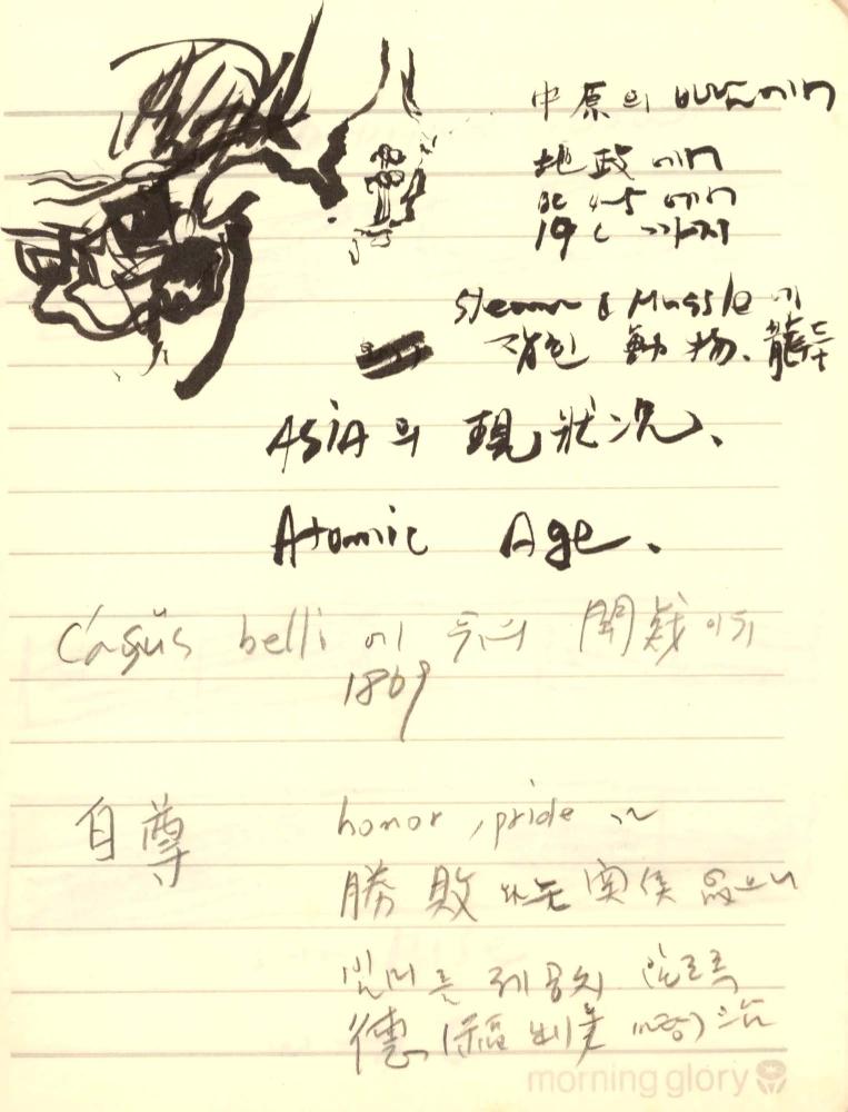 1996년 김차섭 구상노트 1