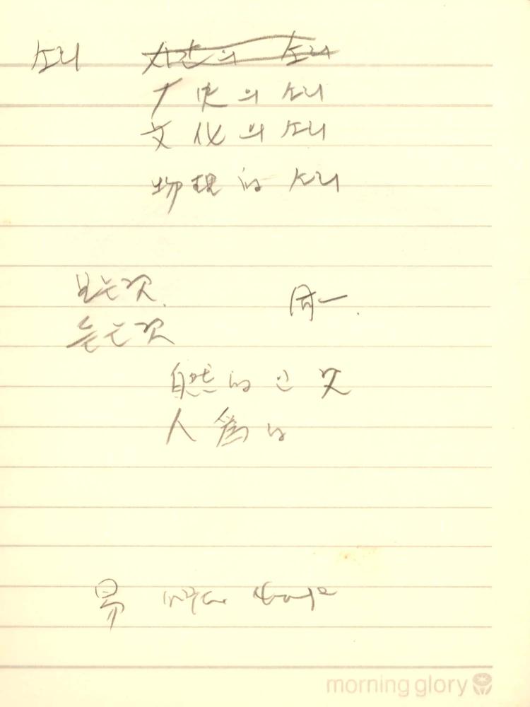 1996년 김차섭 구상노트 1