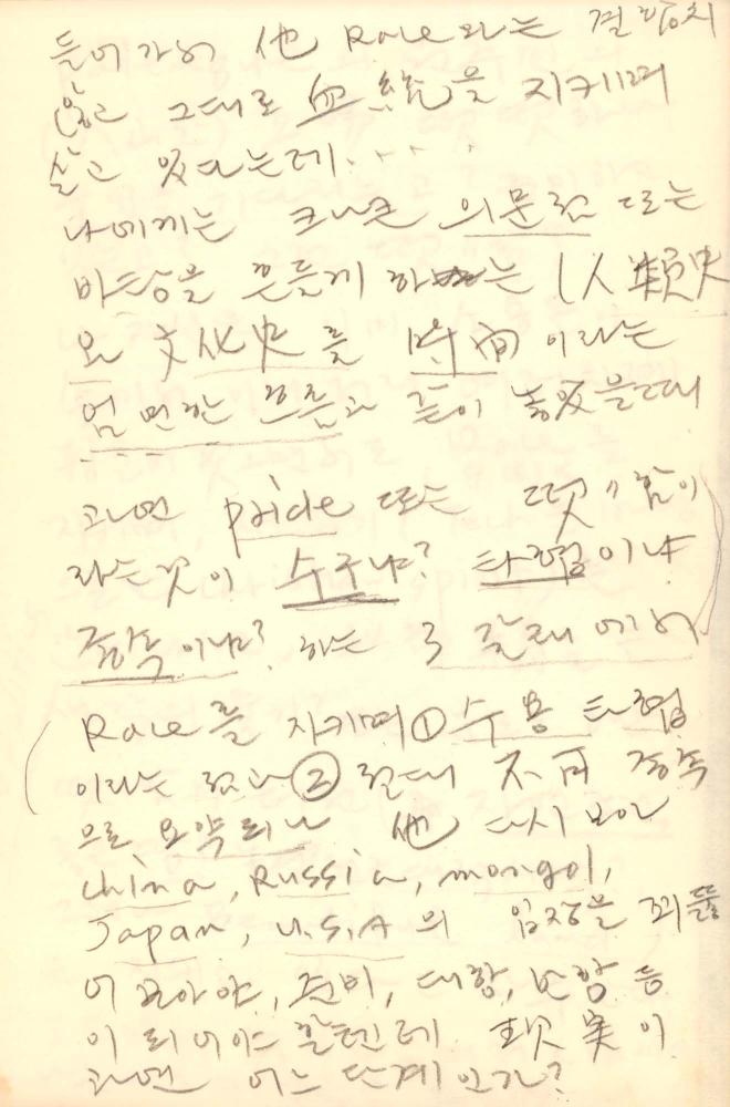 1987년 김차섭 구상노트 2