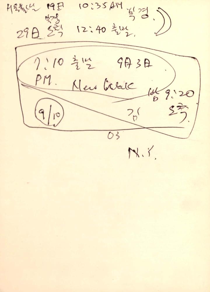 1996년 김차섭 구상노트 2