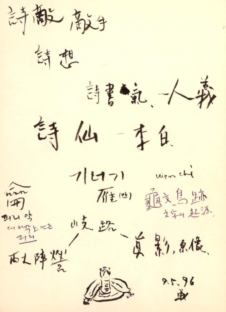 1996년 김차섭 구상노트 2