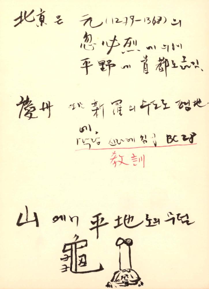 1996년 김차섭 구상노트 2