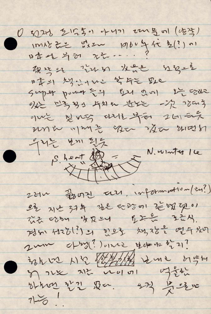 1989년 김차섭 구상노트 1