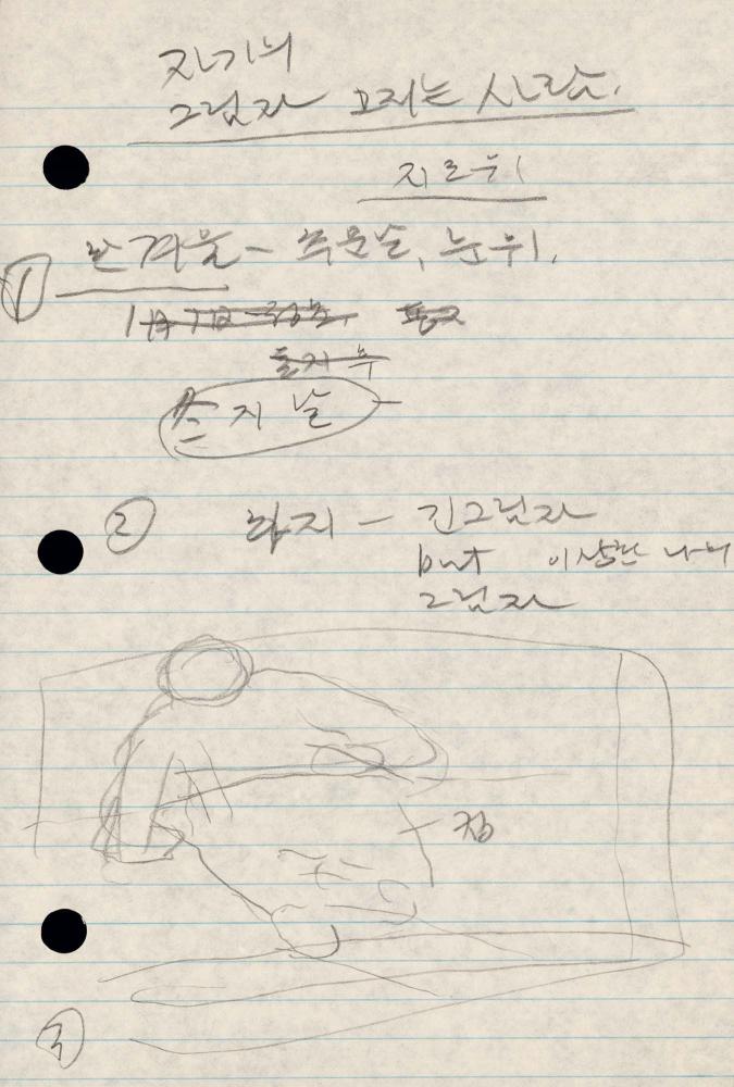 1989년 김차섭 구상노트 1