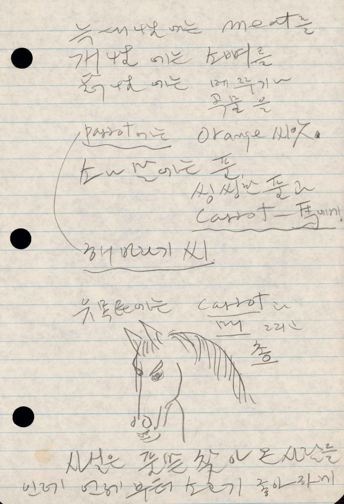 1989년 김차섭 구상노트 1