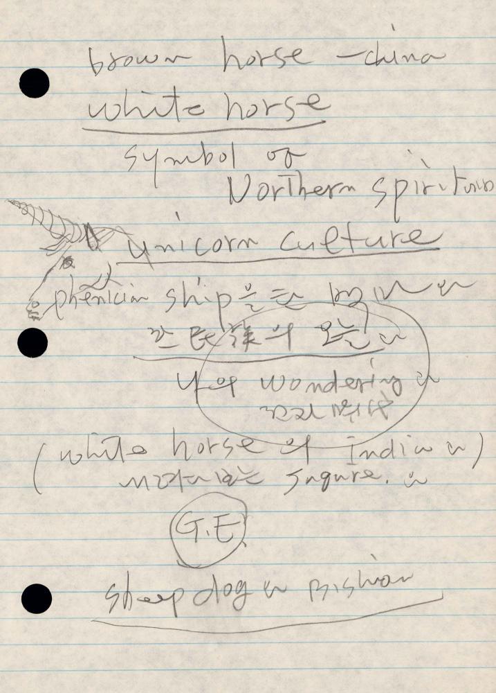 1989년 김차섭 구상노트 1