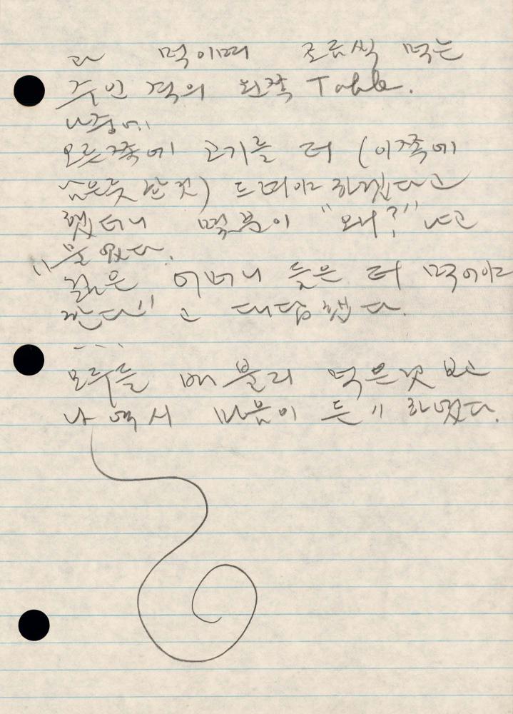 1989년 김차섭 구상노트 1
