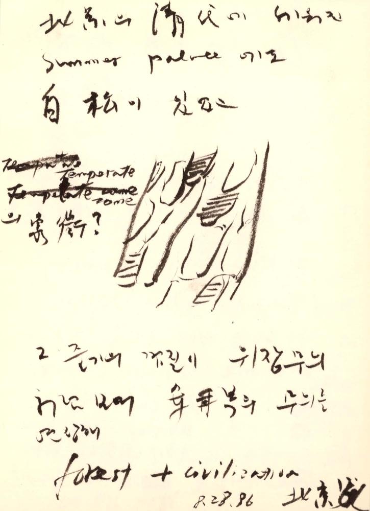 1996년 김차섭 구상노트 3