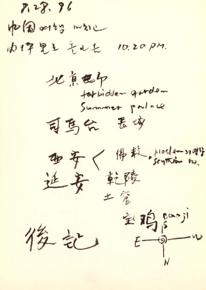 1996년 김차섭 구상노트 3