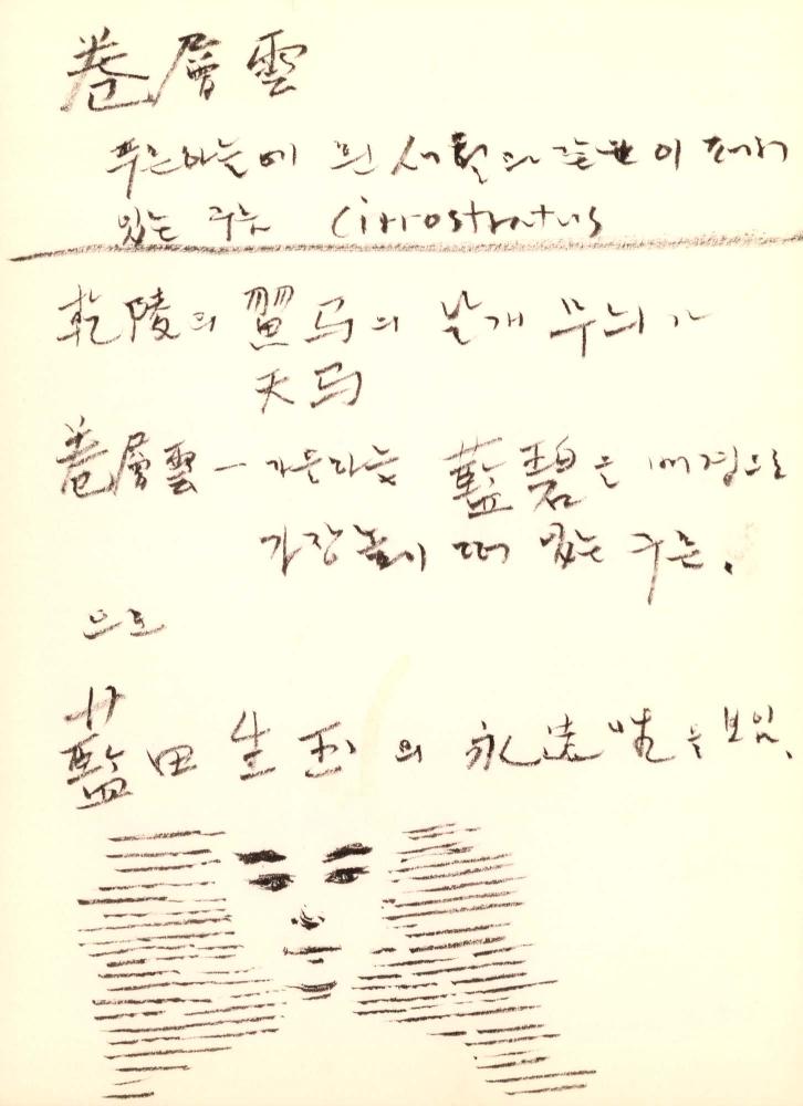 1996년 김차섭 구상노트 3