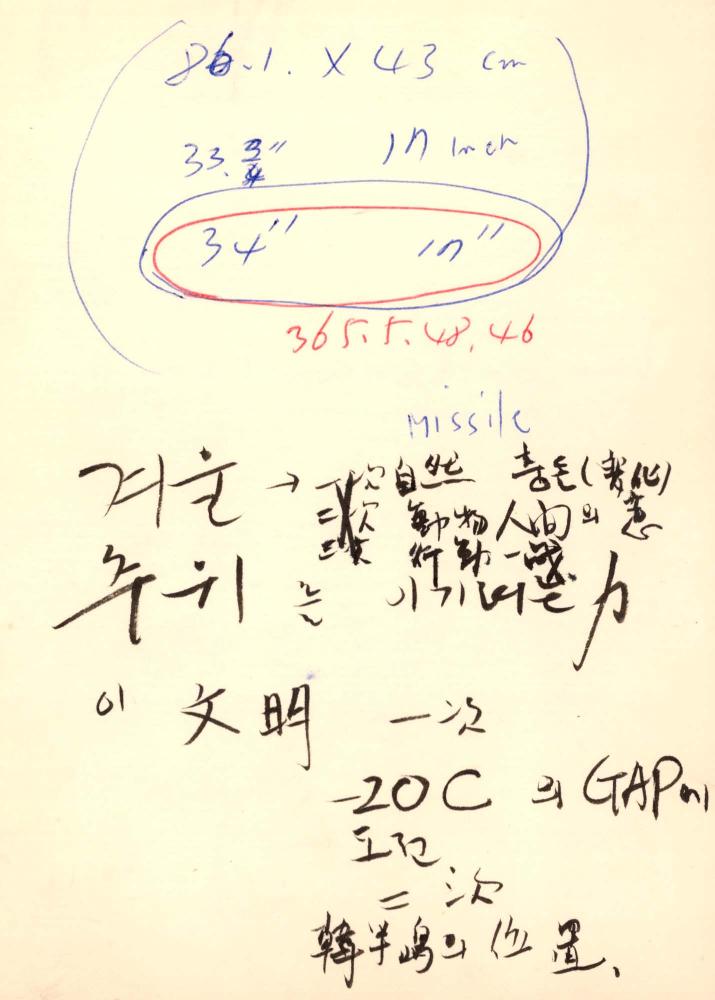 1993년 김차섭 구상노트 1