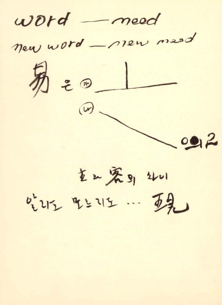1993년 김차섭 구상노트 1
