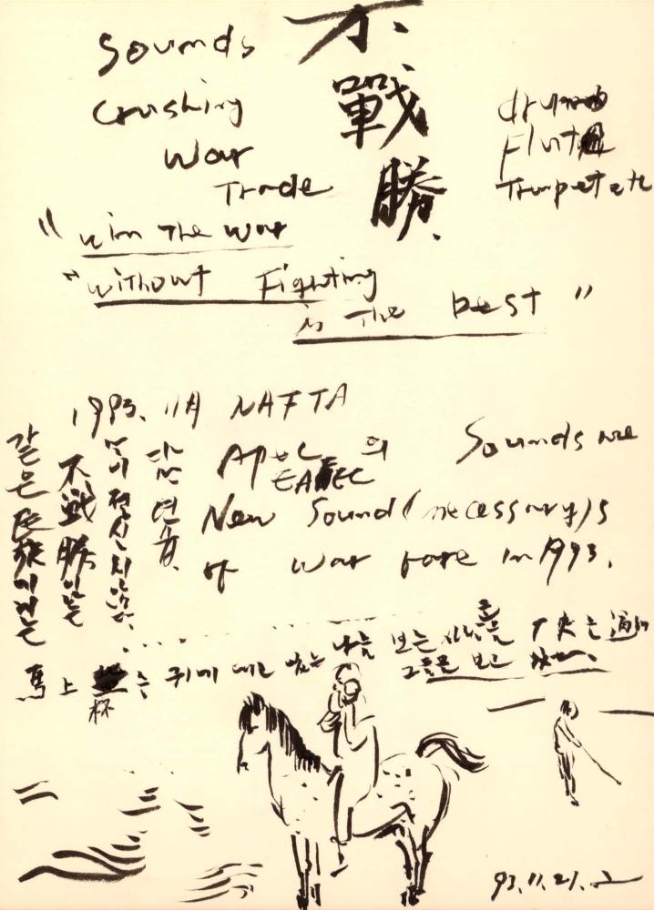 1993년 김차섭 구상노트 1