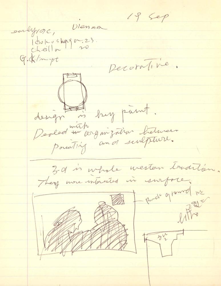 1975년 김차섭 구상노트 1