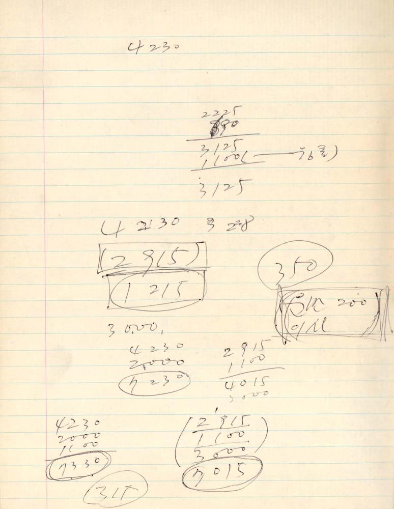 1977년부터 1978년까지 김차섭 구상노트