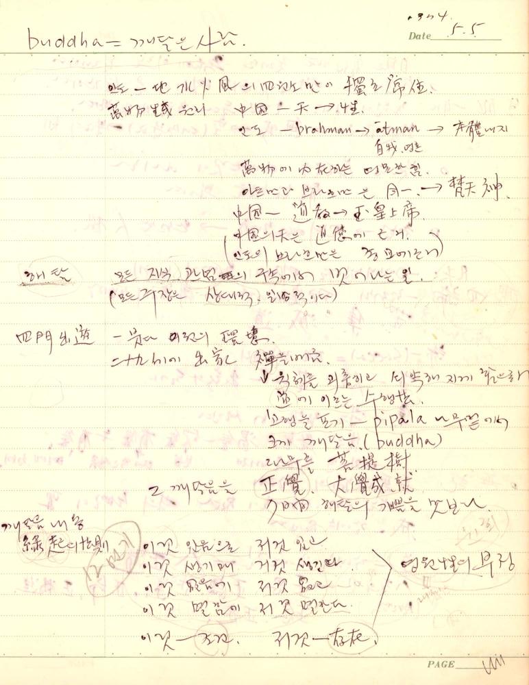 1975년 김차섭 구상노트 2 7