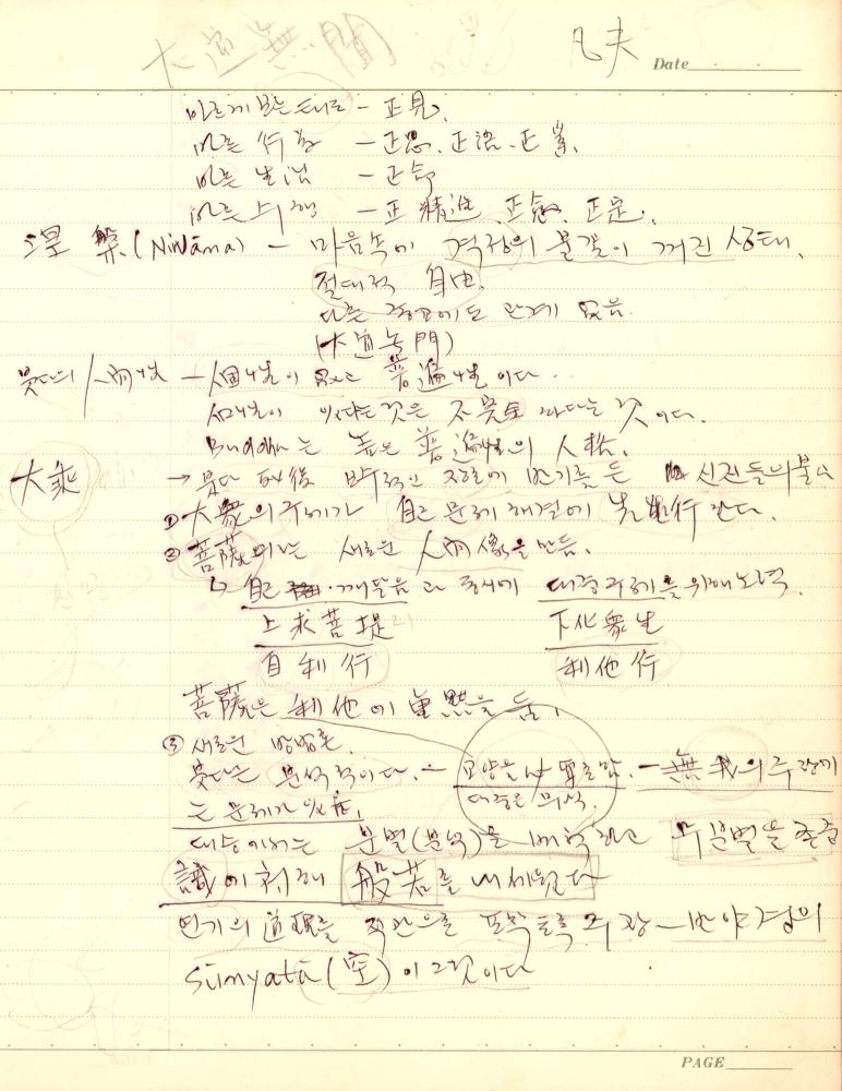 1975년 김차섭 구상노트 2