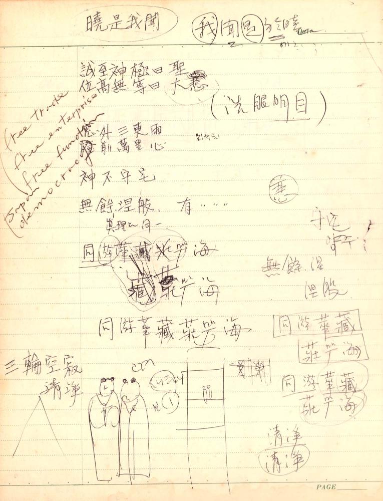 1975년 김차섭 구상노트 2