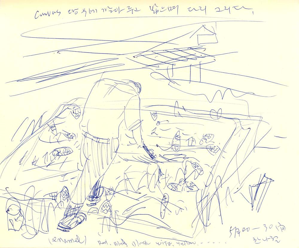 1983년 김차섭 구상노트 4