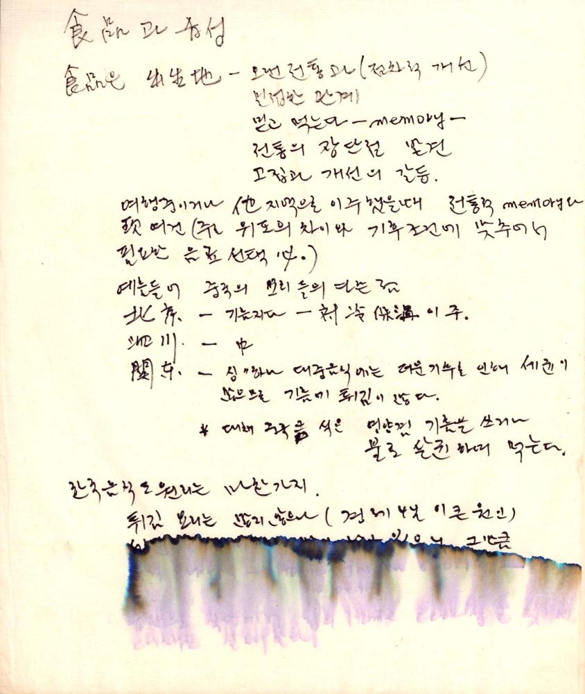 1988년 김차섭 구상노트 9 4