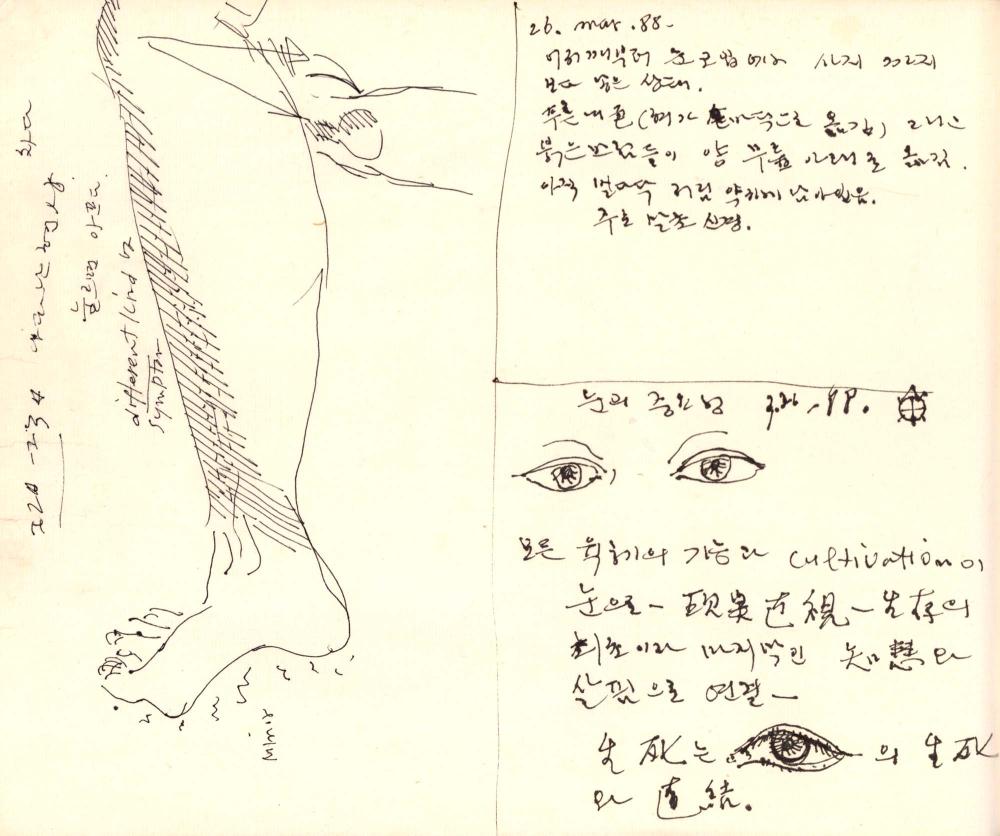 1988년 김차섭 구상노트 9
