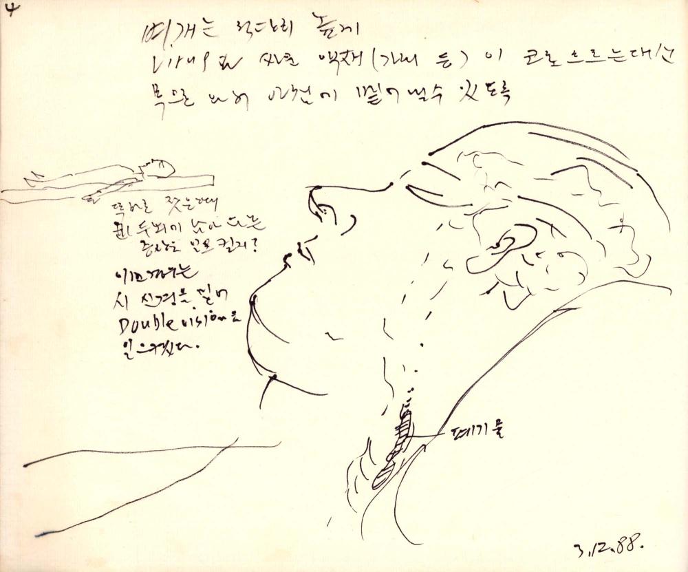 1988년 김차섭 구상노트 9