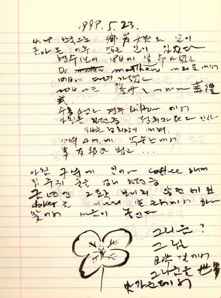 1998년 김차섭 구상노트